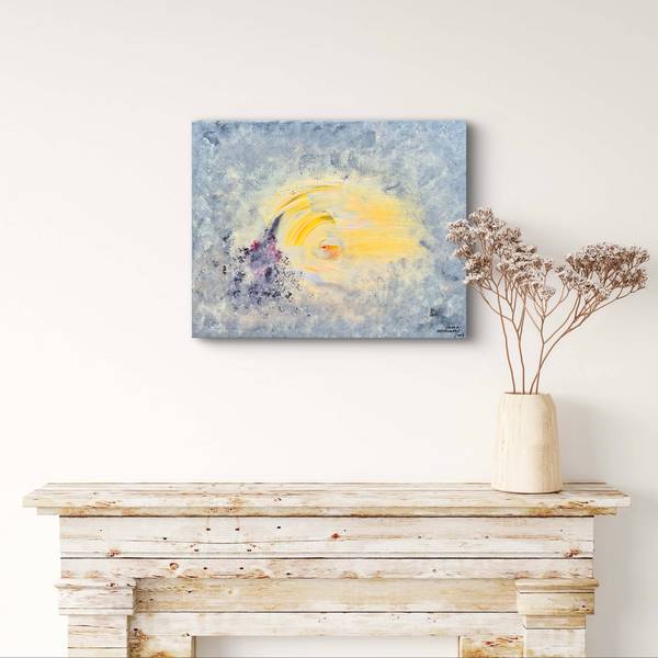 Resolution Modern Painting Sandra Bertalanffy - Subjektiv.art