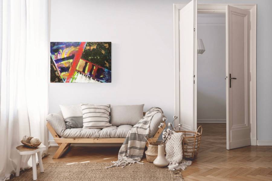 Piano Medley Modern Painting Sandra Bertalanffy - Subjektiv.art