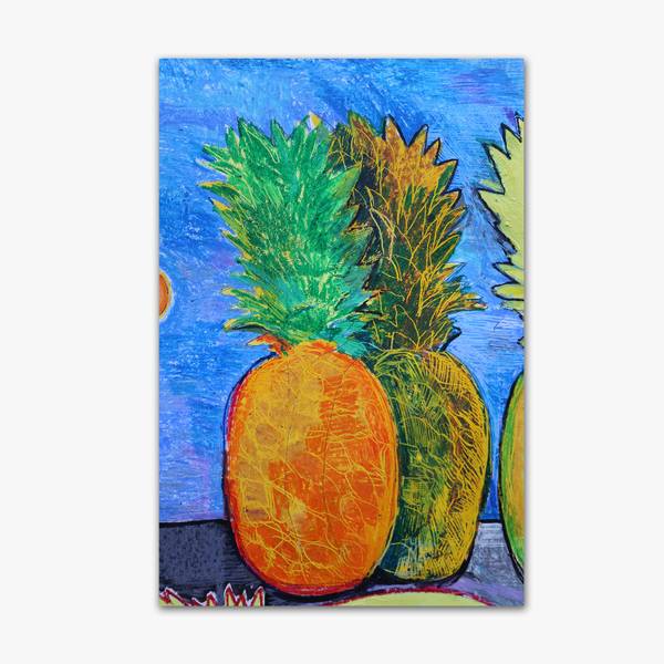 Pineapples  Naive Painting Artem Andreichuk - Subjektiv.art