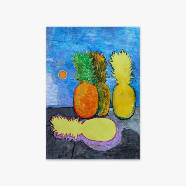 Pineapples  Naive Painting Artem Andreichuk - Subjektiv.art