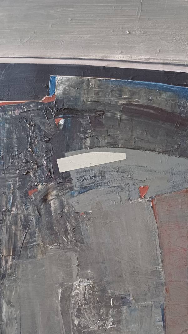 In the air Abstract Painting Yaryna Shumska - Subjektiv.art