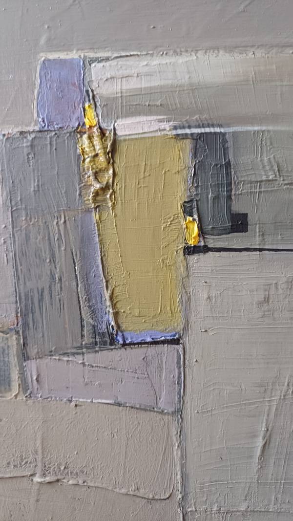 Autumn fog Abstract Painting Yaryna Shumska - Subjektiv.art
