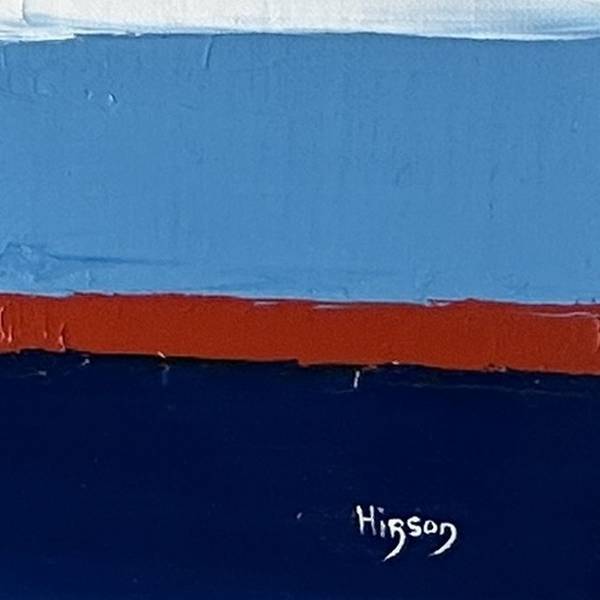 Infiniment bleu 5 (2023) Abstract Painting sandrine HIRSON - Subjektiv.art