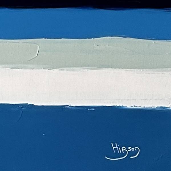 Infiniment bleu 7 (2023) Abstract Painting sandrine HIRSON - Subjektiv.art