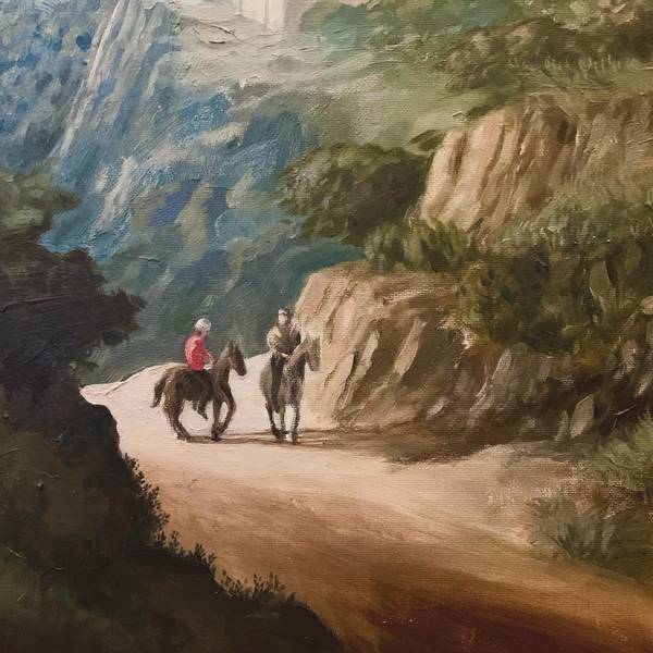 Ciel et Terre Surrealistic Painting Li B Edmond - Subjektiv.art
