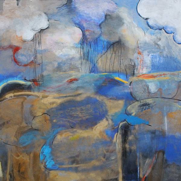 Landscape with Lake and Clouds   - Subjektiv.art