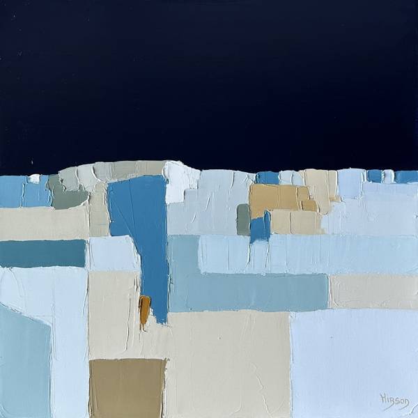 Un soir peut-être (2023) Abstract Painting sandrine HIRSON - Subjektiv.art
