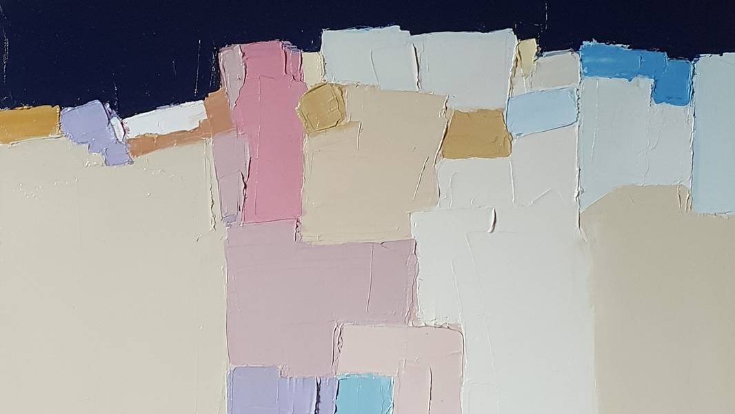 Le chemin (2022) Abstract Painting sandrine HIRSON - Subjektiv.art