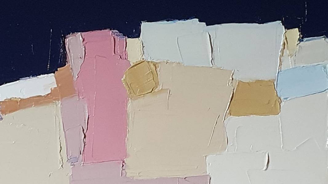 Le chemin (2022) Abstract Painting sandrine HIRSON - Subjektiv.art