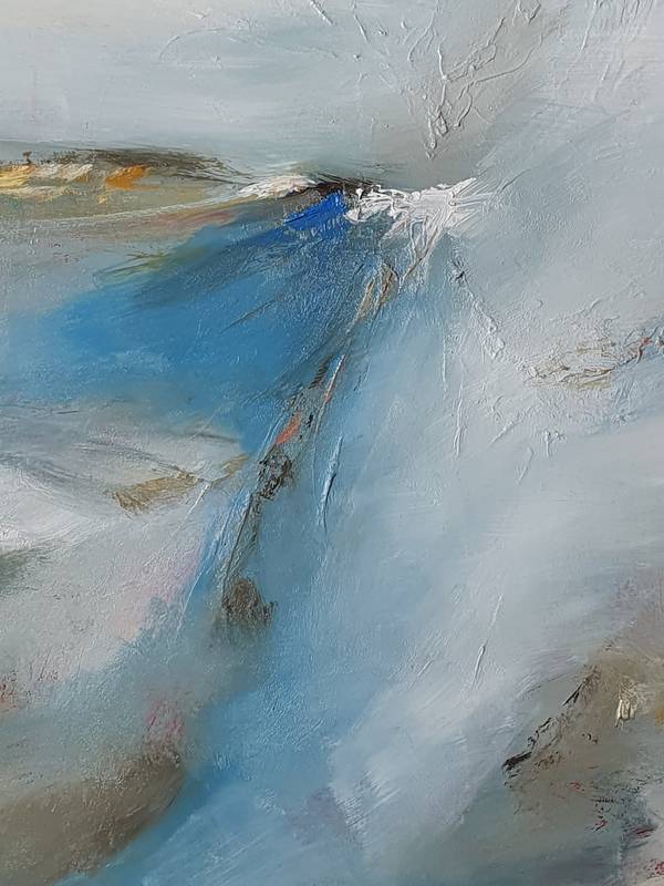 Jour de tempête (2022) Abstract Painting sandrine HIRSON - Subjektiv.art