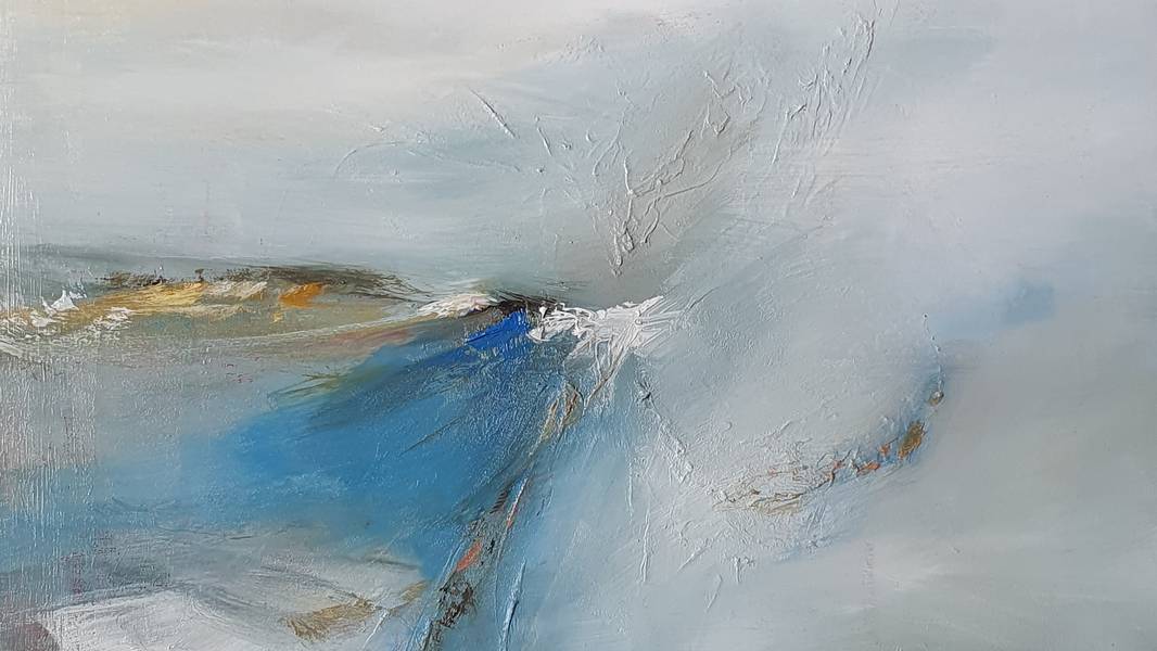 Jour de tempête (2022) Abstract Painting sandrine HIRSON - Subjektiv.art