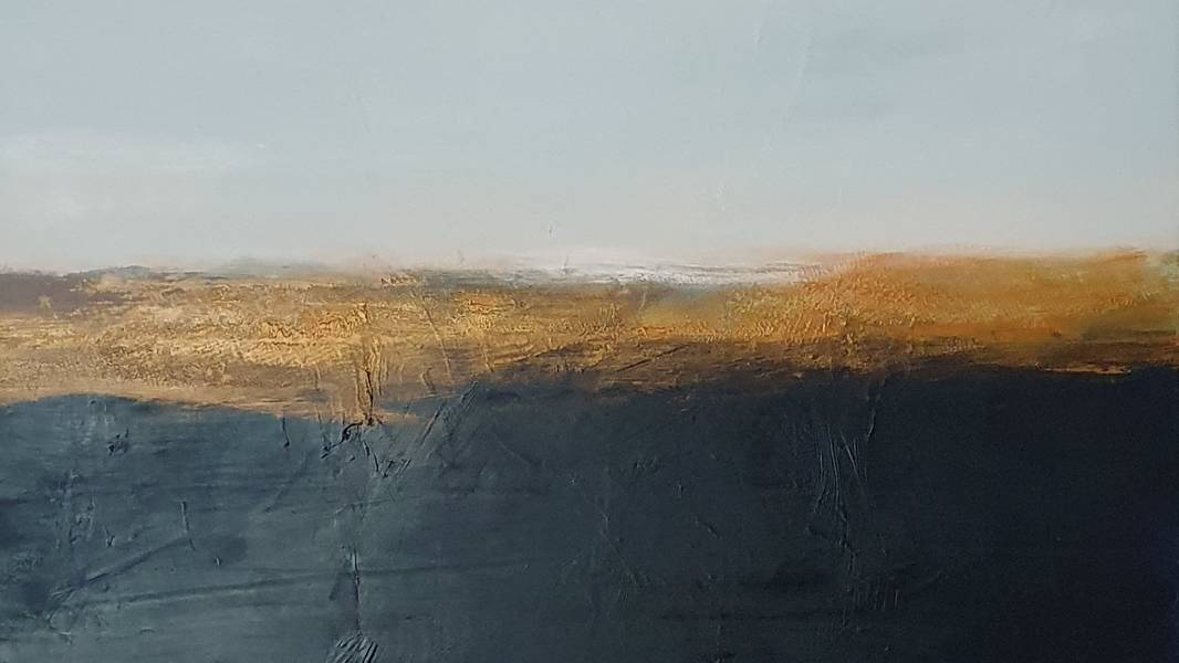 Horizon 2 (2021) Abstract Painting sandrine HIRSON - Subjektiv.art