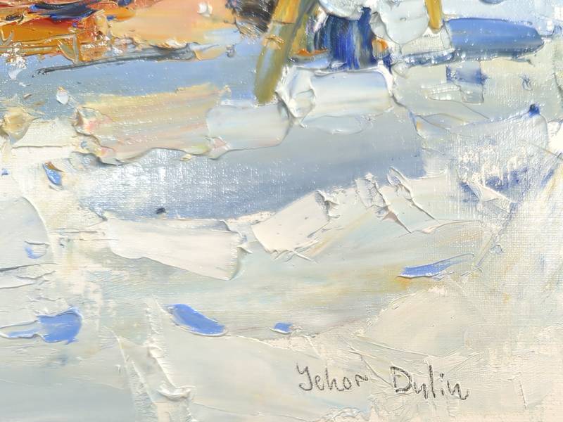 Christmas Eve Fine Art Painting Yehor Dulin - Subjektiv.art