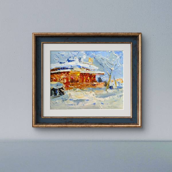 Christmas Eve Fine Art Painting Yehor Dulin - Subjektiv.art