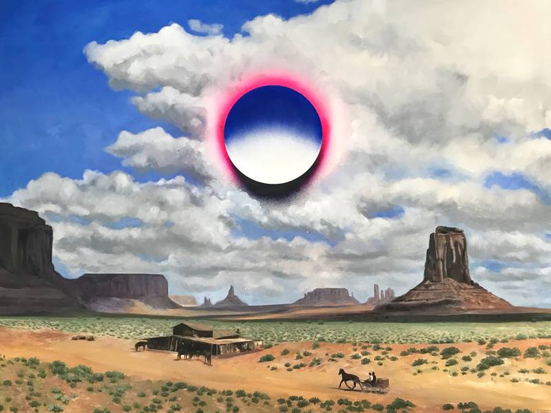 Mirage Surrealistic Painting Li B Edmond - Subjektiv.art