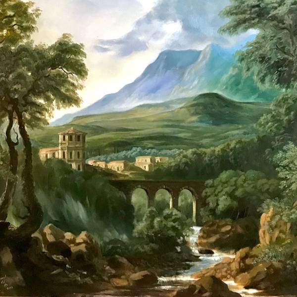 Retour à la maison Surrealistic Painting Li B Edmond - Subjektiv.art