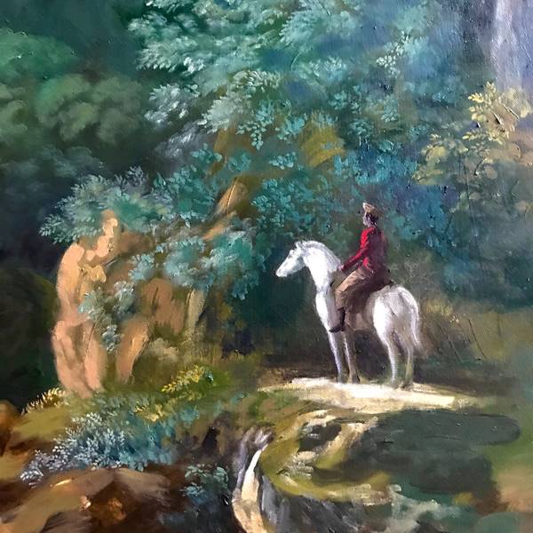 Retour à la maison Surrealistic Painting Li B Edmond - Subjektiv.art