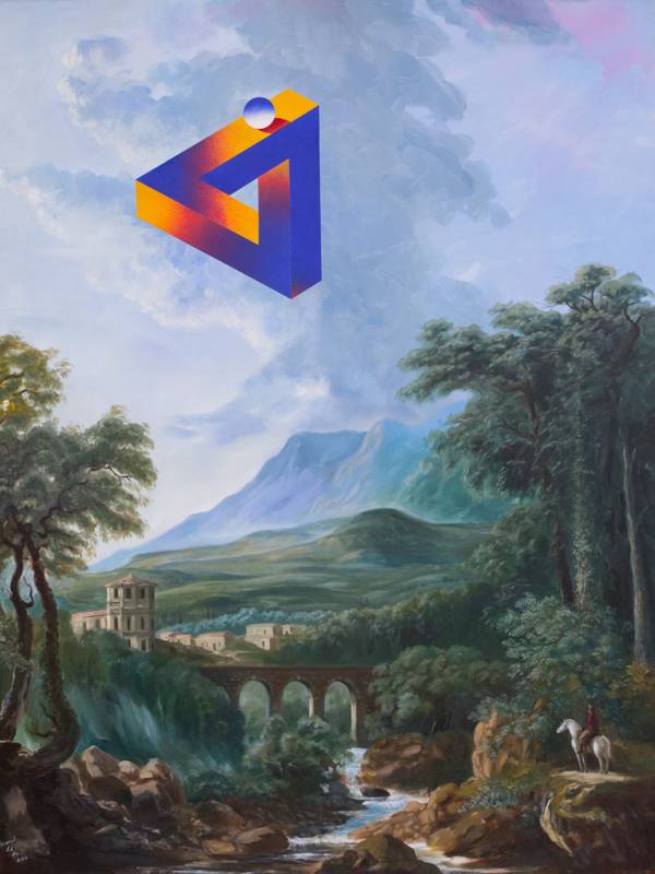 Retour à la maison Surrealistic Painting Li B Edmond - Subjektiv.art