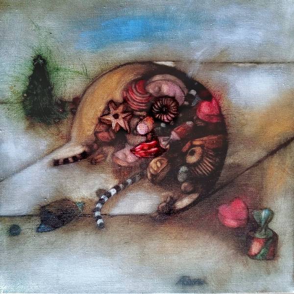 The spirit of Christmas. …which looks like a candy cane.  - Subjektiv.art