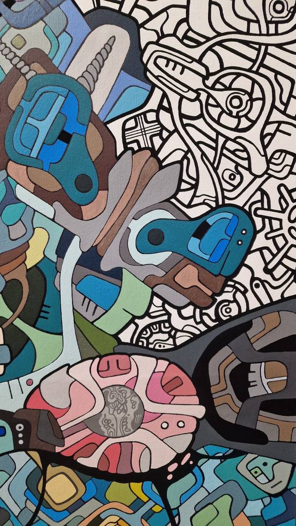 New world Fine Art Painting Eugene Pokutnev - Subjektiv.art