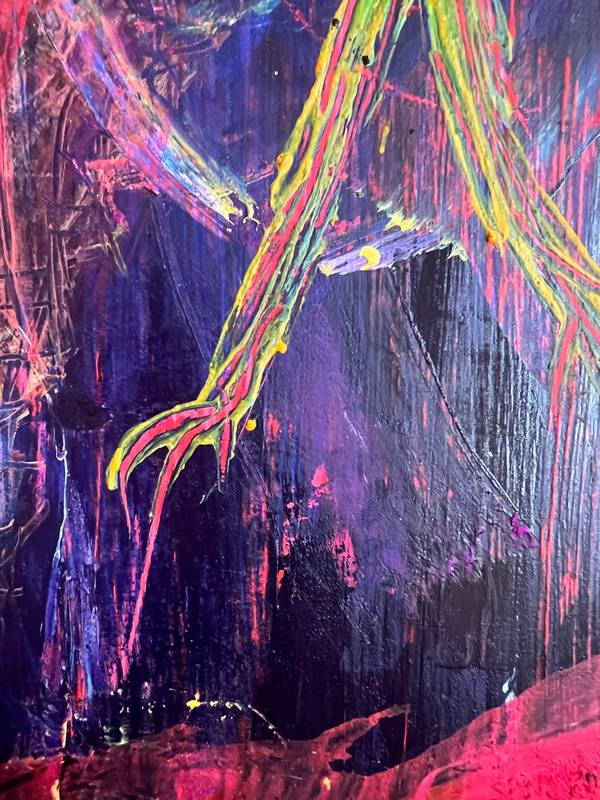 Chicken Wing Modern Painting Sandra Bertalanffy - Subjektiv.art