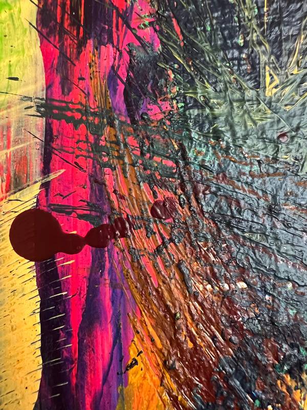 Chicken Wing Modern Painting Sandra Bertalanffy - Subjektiv.art