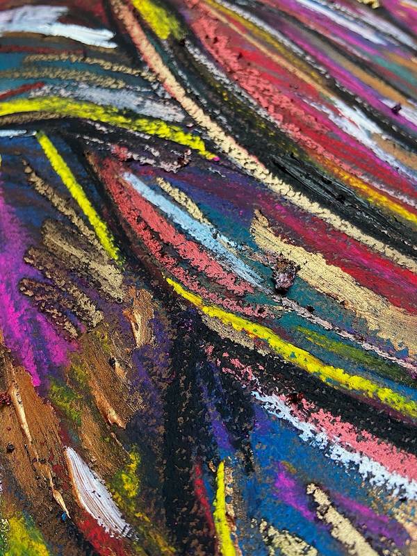 Rusty heart Expressive and gestural Drawing Inna Alimova - Subjektiv.art