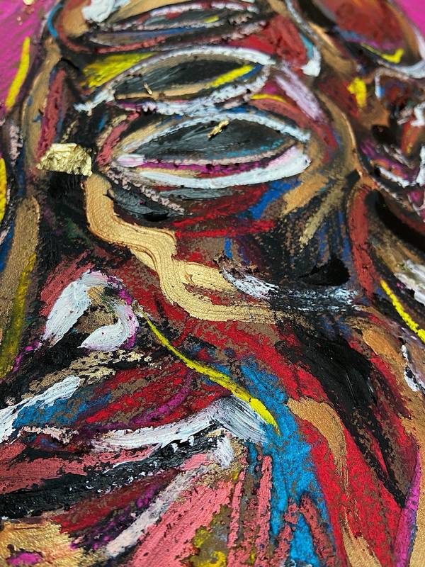 Rusty heart Expressive and gestural Drawing Inna Alimova - Subjektiv.art