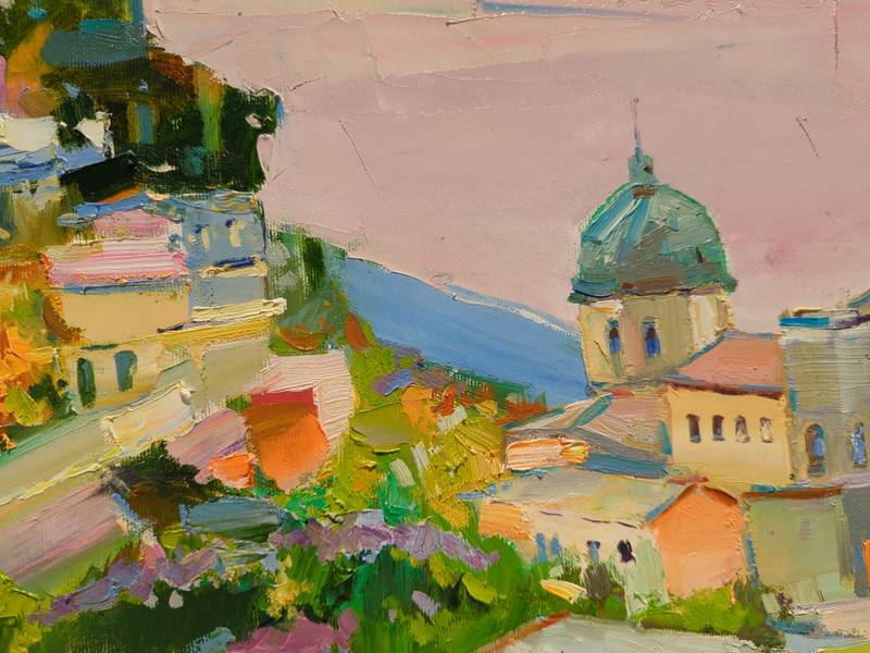 Amalfi Fine Art Painting Yehor Dulin - Subjektiv.art