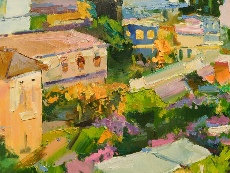Amalfi Fine Art Painting Yehor Dulin - Subjektiv.art