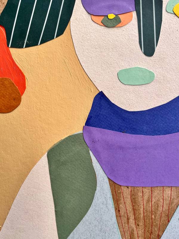 Campino Collage Mixed media Francisca Coutinho - Subjektiv.art