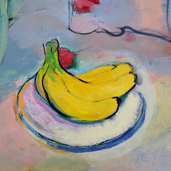Poppies with bananas Fine Art Painting Artem Andreichuk - Subjektiv.art
