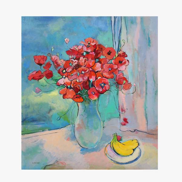 Poppies with bananas  - Subjektiv.art