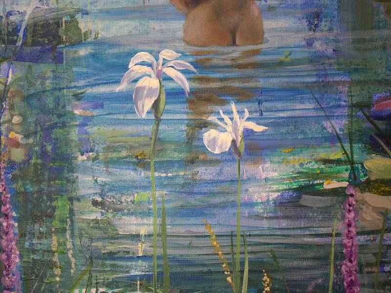 Annonciation. Le matin composait sa sonate, elles avaient sorti leurs plus belles robes, aussi, serez-vous là! Fine Art Painting francois page - Subjektiv.art