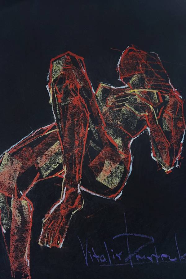BLACK PASTELS /  №113 Graphic, illustrative and typographic Drawing Vitaliy Dmytruk  - Subjektiv.art