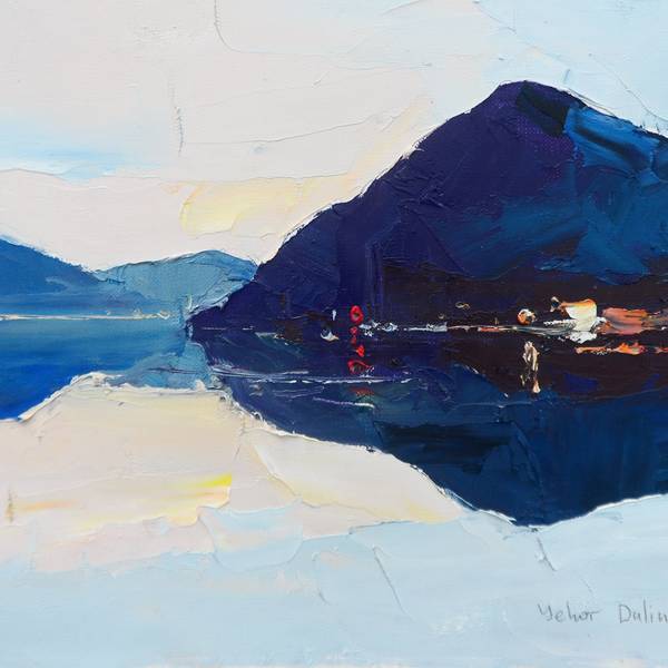 Evening Fine Art Painting Yehor Dulin - Subjektiv.art
