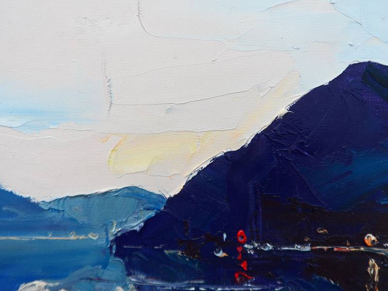 Evening Fine Art Painting Yehor Dulin - Subjektiv.art