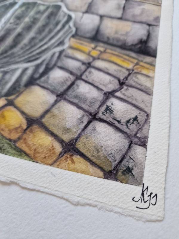 The source of life Expressive and gestural Painting Olena Yemelianova - Subjektiv.art