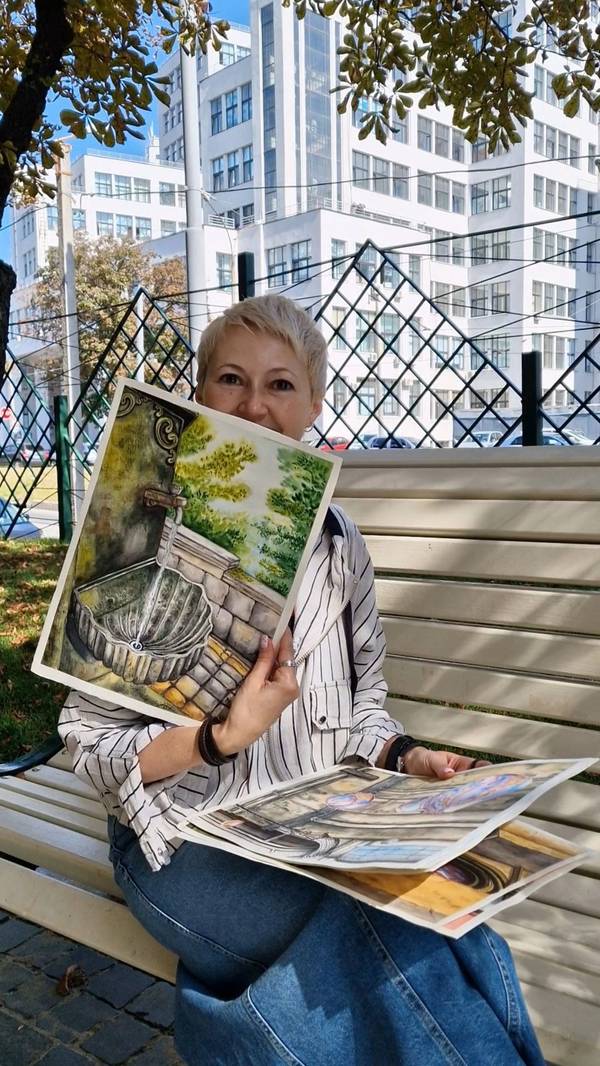 The source of life Expressive and gestural Painting Olena Yemelianova - Subjektiv.art