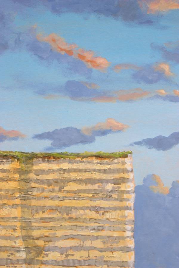 Faut-il savoir prendre de la hauteur quand une situation parait sans issue? Surrealistic Painting francois page - Subjektiv.art