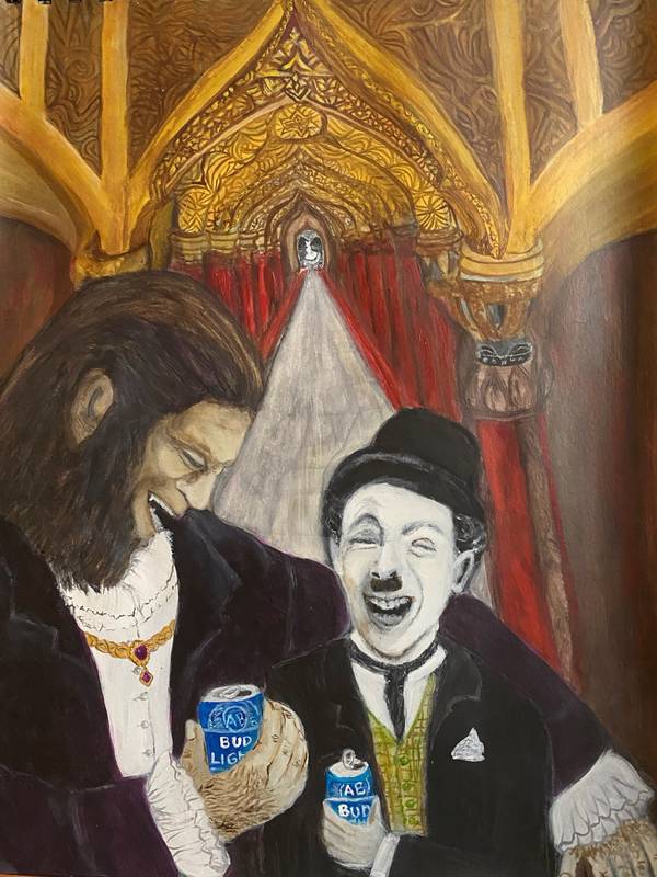 Friends Fine Art Painting Cefora Rubin - Subjektiv.art