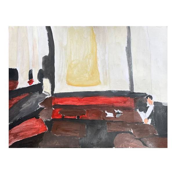 The Restaurant Fine Art Painting Irfan Ajvazi - Subjektiv.art