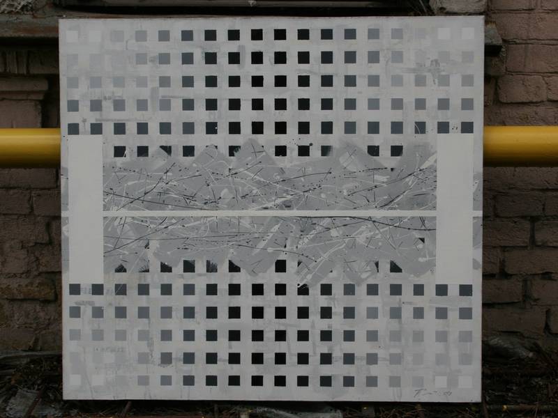 Reflection - II (diptych) Abstract Painting Iurii Psheniychnyi - Subjektiv.art