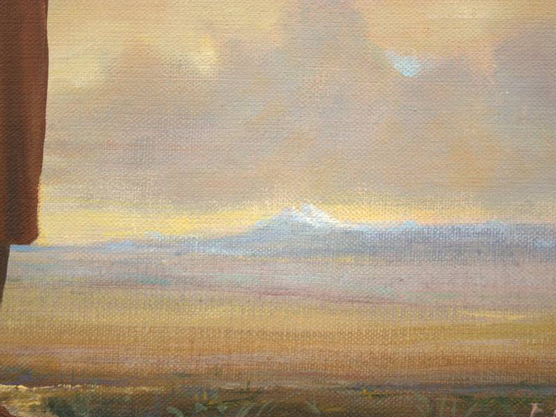 La force de l'errance, est-elle celle de permettre de vivre un certain temps dans le présent ? Fine Art Painting francois page - Subjektiv.art