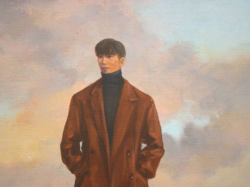 La force de l'errance, est-elle celle de permettre de vivre un certain temps dans le présent ? Fine Art Painting francois page - Subjektiv.art