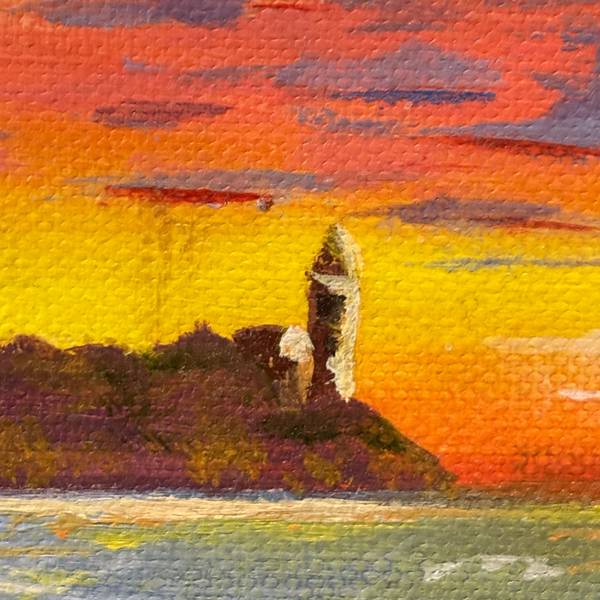 |lighthouse| Impressionistic Painting Adelina Dinu - Subjektiv.art