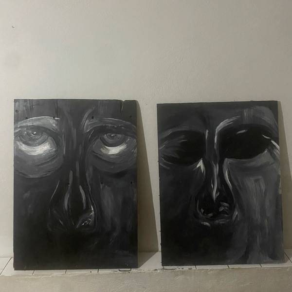 “sad poets” Impressionistic Drawing Milana Smiljanic - Subjektiv.art