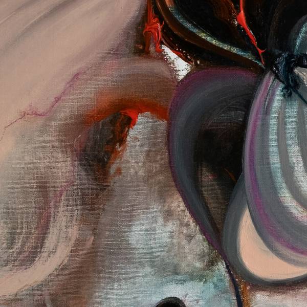 Temet Nosche Expressive and gestural Painting Anna Kostritskaya - Subjektiv.art