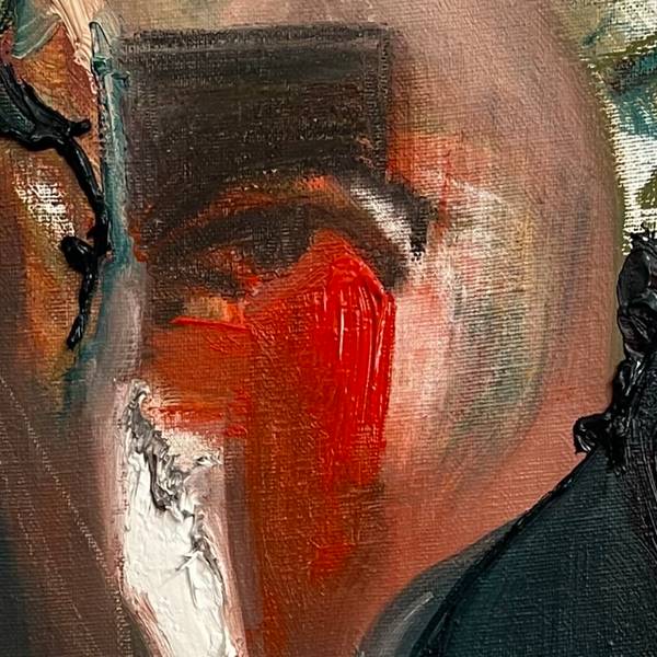 Temet Nosche Expressive and gestural Painting Anna Kostritskaya - Subjektiv.art
