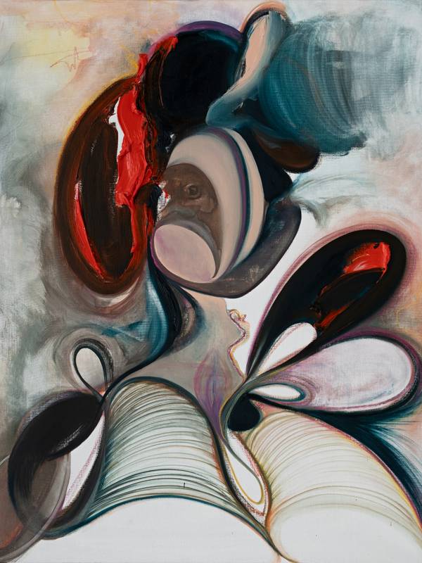 Temet Nosce Expressive and gestural Painting Anna Kostritskaya - Subjektiv.art